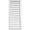 Ekena Millwork Vertical Surface Mount PVC Gable Vnt: Non-Functional, w/2"W x 1-1/2"H, Brickmould Frame, 18"W x 42"H GVPVE18X4202SN - alternate 1
